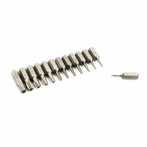 <span class=keywords><strong>Embout</strong></span> <span class=keywords><strong>de</strong></span> tournevis <span class=keywords><strong>Torx</strong></span> magnétique S2 <span class=keywords><strong>de</strong></span> sécurité avec trou, tige hexagonale 1/4 po, longueur 25 mm/1 po - Product Image 1