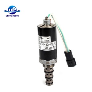 วาล์วโซลินอยด์ปั๊มไฮดรอลิกของรถขุด KDRDE5K-20/40C07-109 สำหรับ R215-7 - Product Image 1