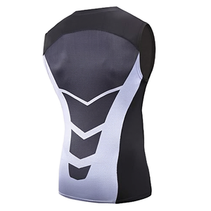 <b>Men</b> Compression Tank Breathable Knitted Shapewear Sleeveless Fitness <b>Vest</b> - Product Image 1