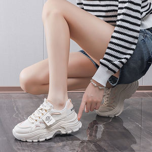 Zapatillas de suela gruesa de malla, zapatillas de deporte, calzado de <span class=keywords><strong>mujer</strong></span>, zapatillas de <span class=keywords><strong>tenis</strong></span> deportivas para caminar a la moda - Product Image 6