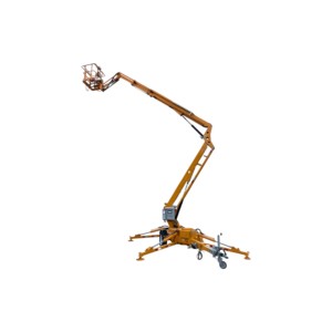 Elevador Tipo Spider com Nivelamento Automático e Altura de Plataforma de 22m e Alcance de 20m para Manutenção de Iluminação Pública e Trabalho Aéreo - Product Image 4