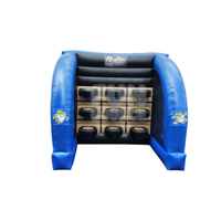 Juego de Baloncesto Tic Tac Toe, Inflable, de PVC Ecológico, para Exteriores