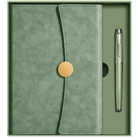 Ensemble de papeterie de style bureau personnalisé A5 avec stylo en métal et carnet d'écriture