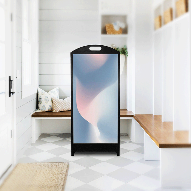 For Digital LED Outdoor Portable Battery-Powered IP65 Advertising Display Screen for Elevator Wayfinding