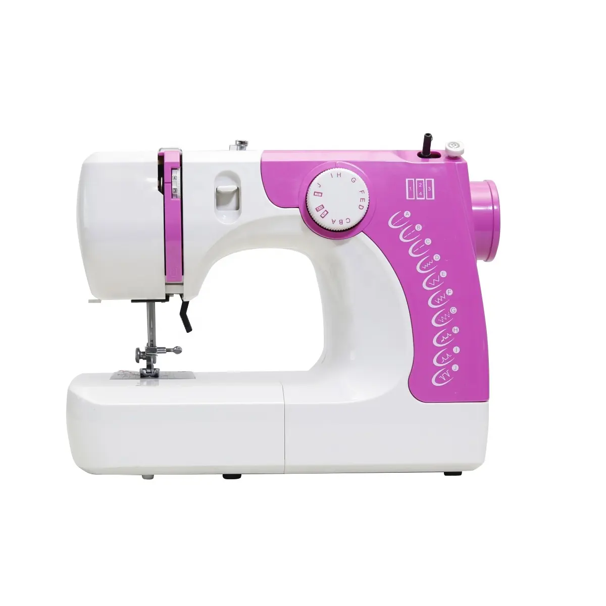 QK-1212 đa chức năng 12 stitches mini hộ gia đình sử dụng vải overlock Máy may để bán