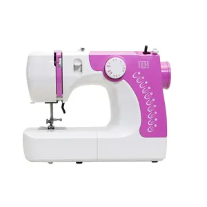 QK-1212 multi-function 12 stitches mini household home use cloth overlock sewing machine for sale