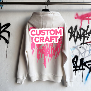 Chaoling เสื้อฮู้ดดิจิทัลสำหรับฤดูใบไม้ร่วง, เสื้อมีซิป Y2k 500 GSM 100% แฟชั่นคุณภาพสูงปัก3D ได้ตามต้องการ - Product Image 3