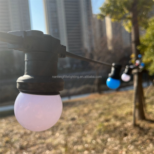 <span class=keywords><strong>ไฟ</strong></span>ประดับ<span class=keywords><strong>สาย</strong></span><span class=keywords><strong>ยาง</strong></span><span class=keywords><strong>แบน</strong></span> E27 G45 กันน้ำระดับ IP65 มาตรฐาน CE ROHS สำหรับตกแต่งงานปาร์ตี้ คริสต์มาส และวันหยุด - Product Image 1