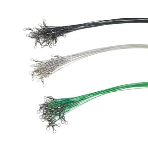 スチールワイヤーリーダー旋回釣りアクセサリー3色リードコアリーシュ15-30CMコイ用アンチバイト釣りライン - Product Image 2