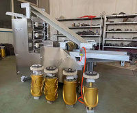 Grand pain pita ligne de production de pain arabe laminoir à pâte tortilla faisant la machine presse à tortilla roti chapati faisant la machine