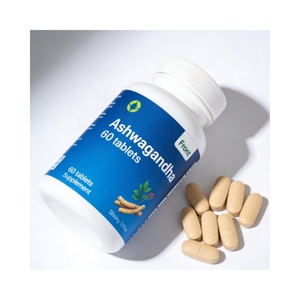 히말라야 유기농 아슈와간다 정제 60정 천연 스트레스 완화 에너지 증진 면역력 및 전반적인 건강 증진 지원 - Product Image 1