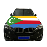 Vente en gros de housses de capot de voiture Comores 120x150cm drapeau résistant à l'usure et durable pour l'usure du capot moteur