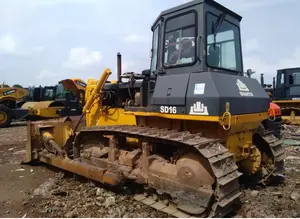 Shansui Gebruikte Bulldozer Sd16 Goedkope Tweedehands Grondverzetmachines Crawler Bulldozer