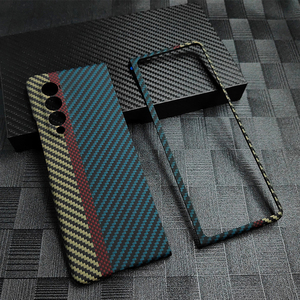 Estuche protector de <span class=keywords><strong>fibra</strong></span> de aramida ultrafino totalmente envuelto Fold3 pantalla plegable <span class=keywords><strong>fibra</strong></span> de carbono para personalización - Product Image 3