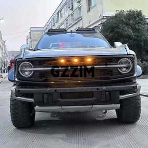 Juego Completo de Parachoques Delantero y Trasero de Plástico, Kit de Carrocería, Piezas de Actualización de Antiguo a Nuevo para Ford Ranger 2012-2021, Actualización a <span class=keywords><strong>Bronco</strong></span> - Product Image 2