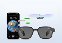 Lunettes audio intelligentes sans fil les plus récentes de 2024, Google TWS, appels téléphoniques, musique, lunettes de soleil intelligentes