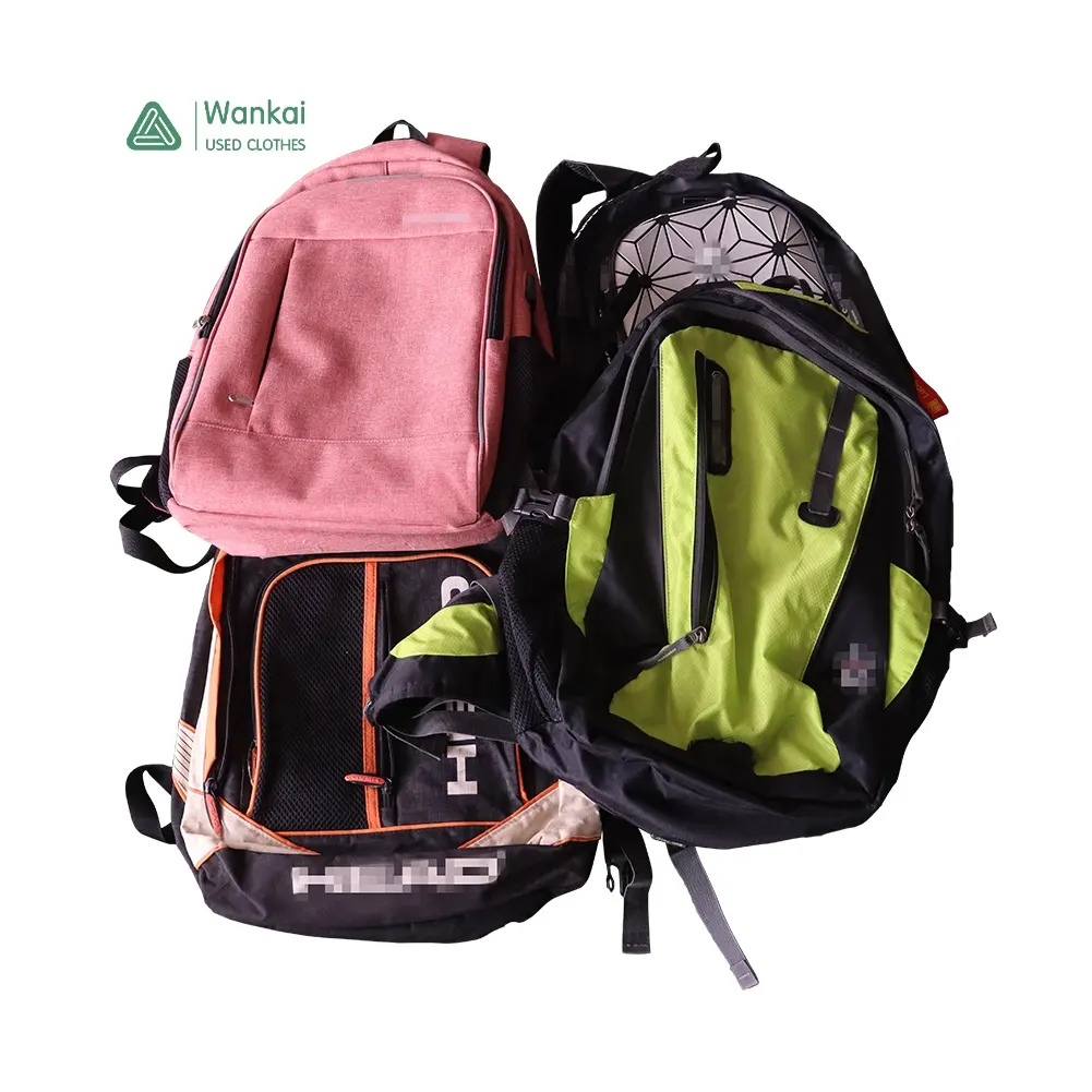 CwanCkai 하이 퀄리티 선택한 인기있는 중고 학교 가방 사용 가방 베일에 두 번째 손 배낭