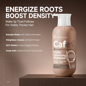 <span class=keywords><strong>Shampoo</strong></span> Anticaduta alla Caffeina e Biotina, Idratante, Lisciante, Volumizzante, Senza Solfati, <span class=keywords><strong>per</strong></span> la Crescita dei Capelli - Product Image 4