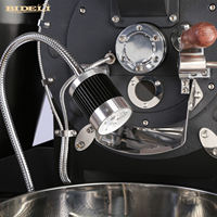 Torréfacteur à café professionnel Bideli 1kg 2kg, machine à torréfier les grains de café à double tambour, gaz et électrique