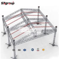 Viga de armazón modular plegable de aleación de aluminio con conexión de espiga para agencias de publicidad