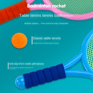 Ensemble <span class=keywords><strong>de</strong></span> raquettes <span class=keywords><strong>de</strong></span> <span class=keywords><strong>badminton</strong></span> pour enfants unisexes en plastique MX, double <span class=keywords><strong>raquette</strong></span> pour les élèves du primaire <span class=keywords><strong>de</strong></span> 5 à 7 ans, modèle MX-0610 - Product Image 2