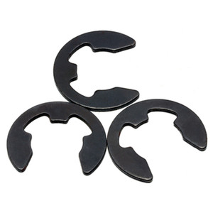 1.5mm 2mm 2.5mm 3mm - 17mm E Clip giữ lại Snap Vòng circlips Đen DIN 6799 - Product Image 6