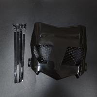 Nouvelle plaque d'immatriculation ventilée en plastique noir brillant style moto Light Bee X pour accessoires de vélo électrique Surron Talaria 79bike