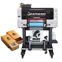 Graphking Fabricación 2PC Xp600 I3200 Cabezal de impresión Máquina de impresión digital A3 30cm UV DTF Impresora Impressora Plotter