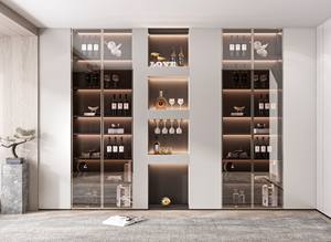 ตู้ข้างโซฟาและตู้ข้างโต๊ะอาหารไม้เนื้อแข็งคุณภาพสูง ดีไซน์ทันสมัยอเนกประสงค์ - Product Image 4