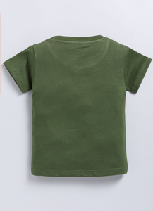 T-shirt en coton pur imprimé pour garçons, tissu doux et respirant, coupe confortable, motif stylé California Rider, vêtement décontracté - Product Image 2