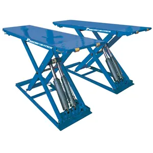 Portable mid rise hydraulic scissor car lift vehicle ramp car lift 1M high 3.2T capacity