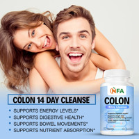 Cápsulas de Colon OEM ODM con Calorías, Carbohidratos Totales, Fibra Dietética, Equilibran la Salud Intestinal General, Apoyan el Sistema Inmunológico