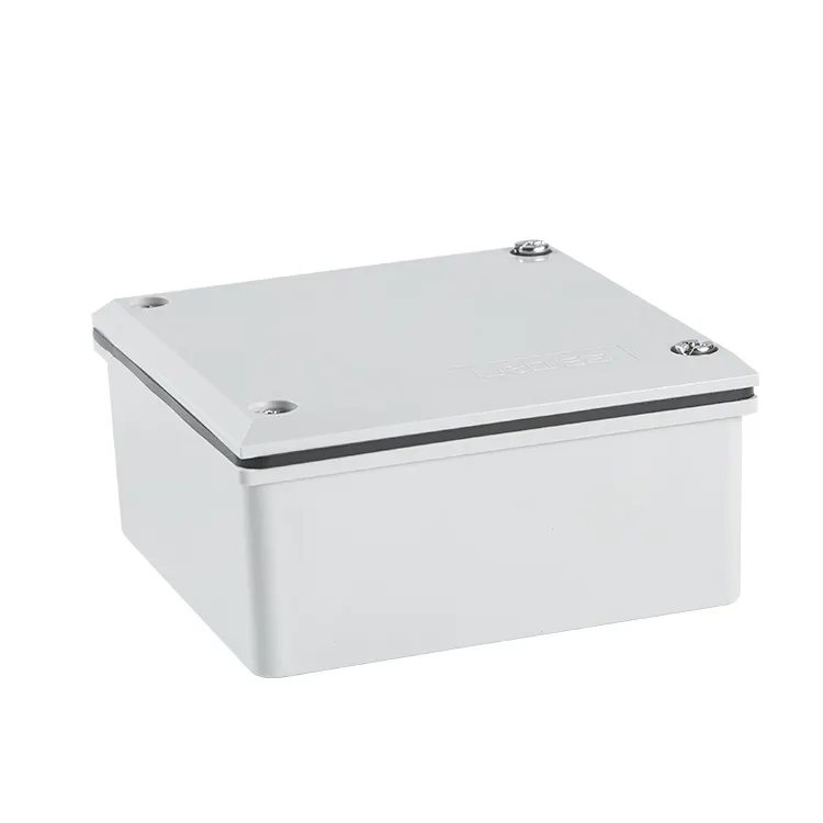 Ip67 caixa de distribuição de fio cinza personalizado, à prova d' água, tamanhos personalizados, segurança pvc