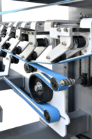Empileur automatique de boîtes en carton ondulé électrique Jy-450 avec pulvérisation de colle pour l'emballage chimique et alimentaire, machine à pré-plier les boîtes