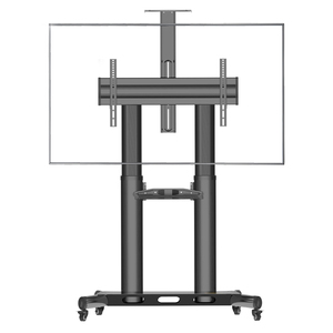 Carrito Móvil para TV de Acero Inoxidable ZENO con Ruedas, Ideal para Habitaciones de Hotel, Soporte de Piso VESA 700x400, Carrito AV <span class=keywords><strong>191</strong></span> - Product Image 4