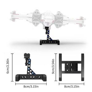 Présentoir Vertical MOC pour Vaisseau Spatial Jouets Dirigeable Compatible 05132 et <span class=keywords><strong>75192</strong></span> Ultimate Collector's Model - Product Image 5