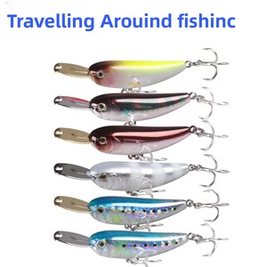 AliExpress Hot-Selling 4cm 5.5g Laser <span class=keywords><strong>Imitation</strong></span> ABS Minnow Bait Metal Tongue Plate Lure for Bass for Bottom Fishing - Product Image 2