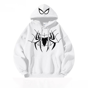 Primavera autunno felpe con cappuccio con stampa ragni felpa da donna Hip Hop Unisex Streetwear - Product Image 2