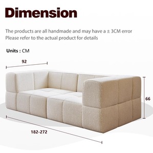 Modern Design Vacuum-packed Compressed <strong>Foam</strong> Modular <strong>Sofa</strong> Set Furniture Living Room Floor Cushion <strong>Sofa</strong> with Ottoman - Product Image 6