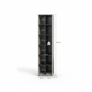 Estantería de Madera para el Hogar, Mueble Alto y Delgado, Estantería Abierta Independiente para Libros, Armario para Oficina en Casa, Pedido al por Mayor - Product Image 2