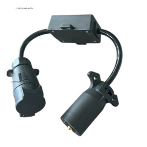 Nouveau coupleur de contrôleur plastique à <span class=keywords><strong>7</strong></span> broches USA vers EUR pour pièces de <span class=keywords><strong>remorque</strong></span> avec connexion sécurisée pour camion <span class=keywords><strong>remorque</strong></span> - Product Image 2
