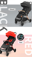 Poussette bébé pliable légère en métal, poussette de voyage, trotteur pliable, pliable pour avion, 2 en 1, portable, capacité de charge de 20 kg