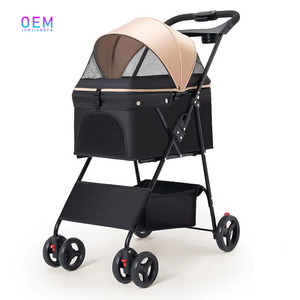Passeggino <span class=keywords><strong>per</strong></span> animali leggero e pieghevole passeggino <span class=keywords><strong>per</strong></span> <span class=keywords><strong>cani</strong></span> portatile a 4 ruote <span class=keywords><strong>per</strong></span> viaggi all'aperto e passeggino <span class=keywords><strong>per</strong></span> bambini - Product Image 1