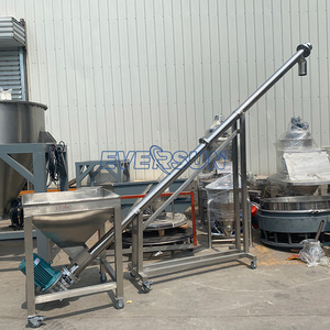 Roestvrij Staal Horizontale Kleine Deeltjes Schroeftransporteur Voor Ijs - Product Image 3