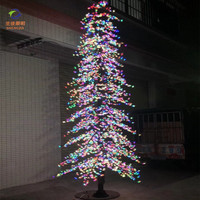 Großhandel Professioneller LED-Leuchtender Kirschbaum für Außenbereiche, 3m Hoch, mit Farbiger Steuerung für Weihnachten