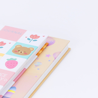 Cuaderno Kawaii A5 de Alta Calidad, Personalizado, Tapa Dura, Diario de Moda, Primera Opción para Estudiantes, Cubierta de Papel Colorida y Moderna