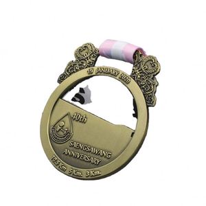 Medalla Deportiva de Metal 3D Personalizada de Fábrica para Maratón y Carreras - Product Image 6