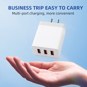 Nhà Máy Giá USB tường sạc Adapter với 3 cổng sạc điện thoại sạc nhanh USB Adapter - Product Image 6