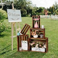 Set 5 Stuks Opbergmanden Huisdecoratie Houten Doos Vruchten Collectie Bamboe Mandenmakerij Houten Lat Opbergbak