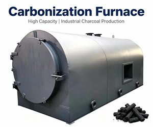 Four de carbonisation du bois de haute qualité fabriqué en Chine, four de carbonisation horizontal économique à vendre - Product Image 4